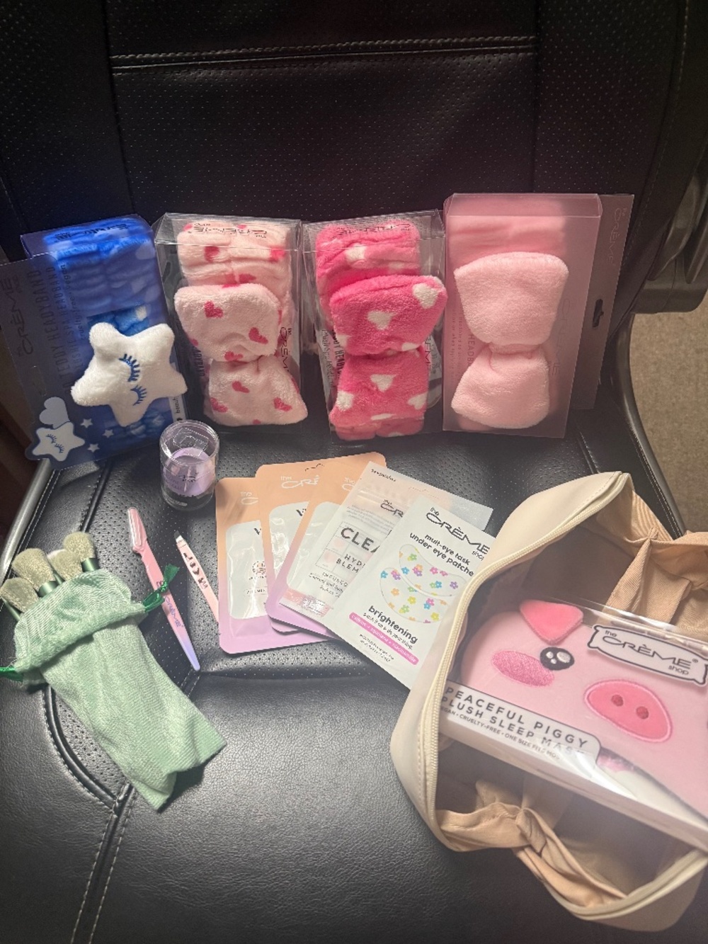 Beauty & Self-Care Gift Bundle with Sleep Mask – Pick Your Headband Color